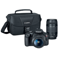 Canon EOS REBEL T7 EF18-55mm + EF 75-300mm Double Zoom KIT 0