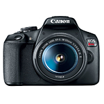 Canon EOS REBEL T7 EF18-55mm + EF 75-300mm Double Zoom KIT 3