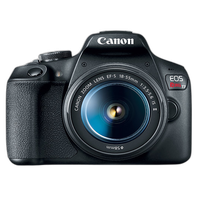 Canon EOS REBEL T7 EF18-55mm + EF 75-300mm Double Zoom KIT 3