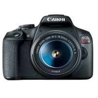 Canon EOS REBEL T7 EF18-55mm + EF 75-300mm Double Zoom KIT 4