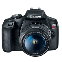 Canon EOS REBEL T7 EF18-55mm + EF 75-300mm Double Zoom KIT 5