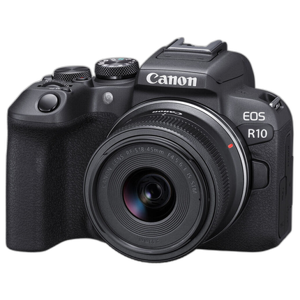 Canon EOS R10 Mirrorless Camera with 18-45mm Lens