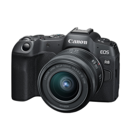 Canon EOS R8 Mirrorless Camera with RF24-50mm f/4.5-6.3 IS STM Kit