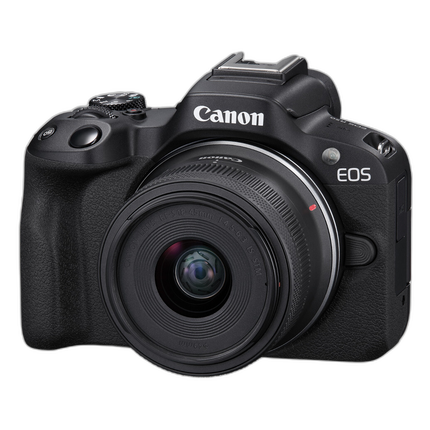 Canon EOS R50 Mirrorless Camera (Black) with RF-S18-45mm f/4.5-6.3 IS STM Ki