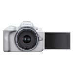 Canon EOS R50 Mirrorless Camera (White) with RF-S 18-45mm Lens 5