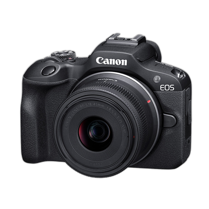 Canon EOS R100 Mirrorless Camera with RF-S18-45mm f/4.5-6.3 IS STM Lens Kit