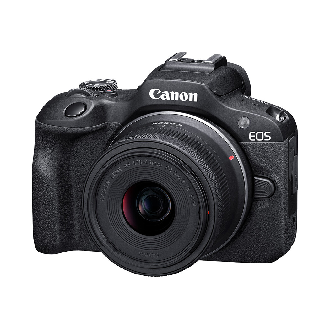Canon EOS R100 Mirrorless Camera with RF-S18-45mm f/4.5-6.3 IS STM Lens Kit