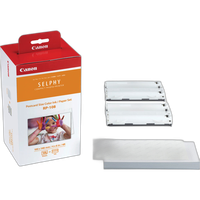 Canon SELPHY CP1500 Compact Photo Printer (White) with RP-108 Ink/Paper Set 8