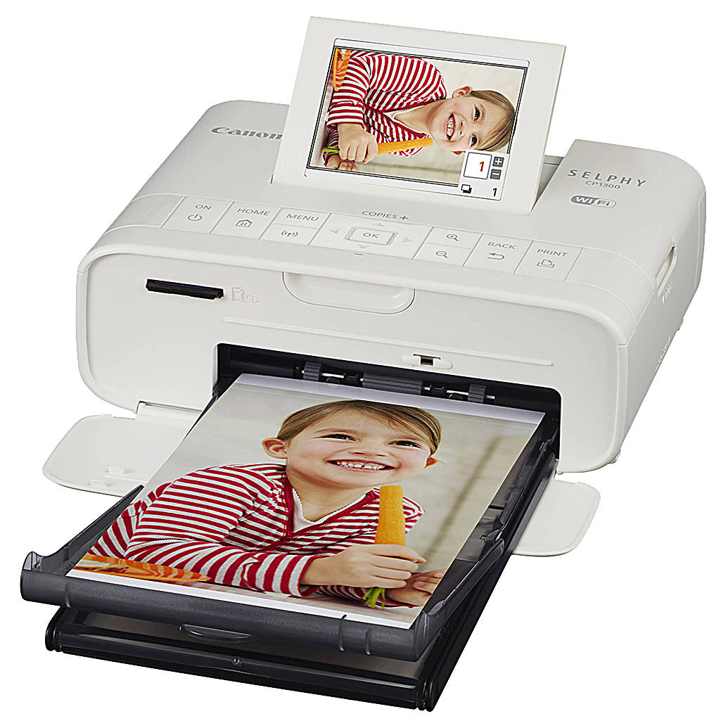 Canon SELPHY CP1300 Compact Photo Printer - White