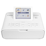 Canon SELPHY CP1300 Compact Photo Printer (White) w/ KP-108 Cloth  and  Cable 2