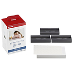 Canon SELPHY CP1300 Compact Photo Printer (White) w/ KP-108 Cloth  and  Cable 3