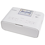 Canon SELPHY CP1300 Compact Photo Printer (White) w/ KP-108 Cloth  and  Cable 4