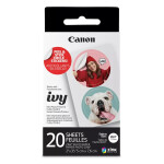 Canon ZINK Pre-Cut Circle Sticker Paper Pack (20 Sheets) 0