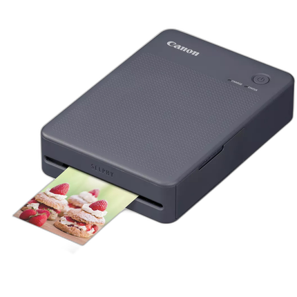 Canon SELPHY QX20 Compact Photo Printer - Dark Gray