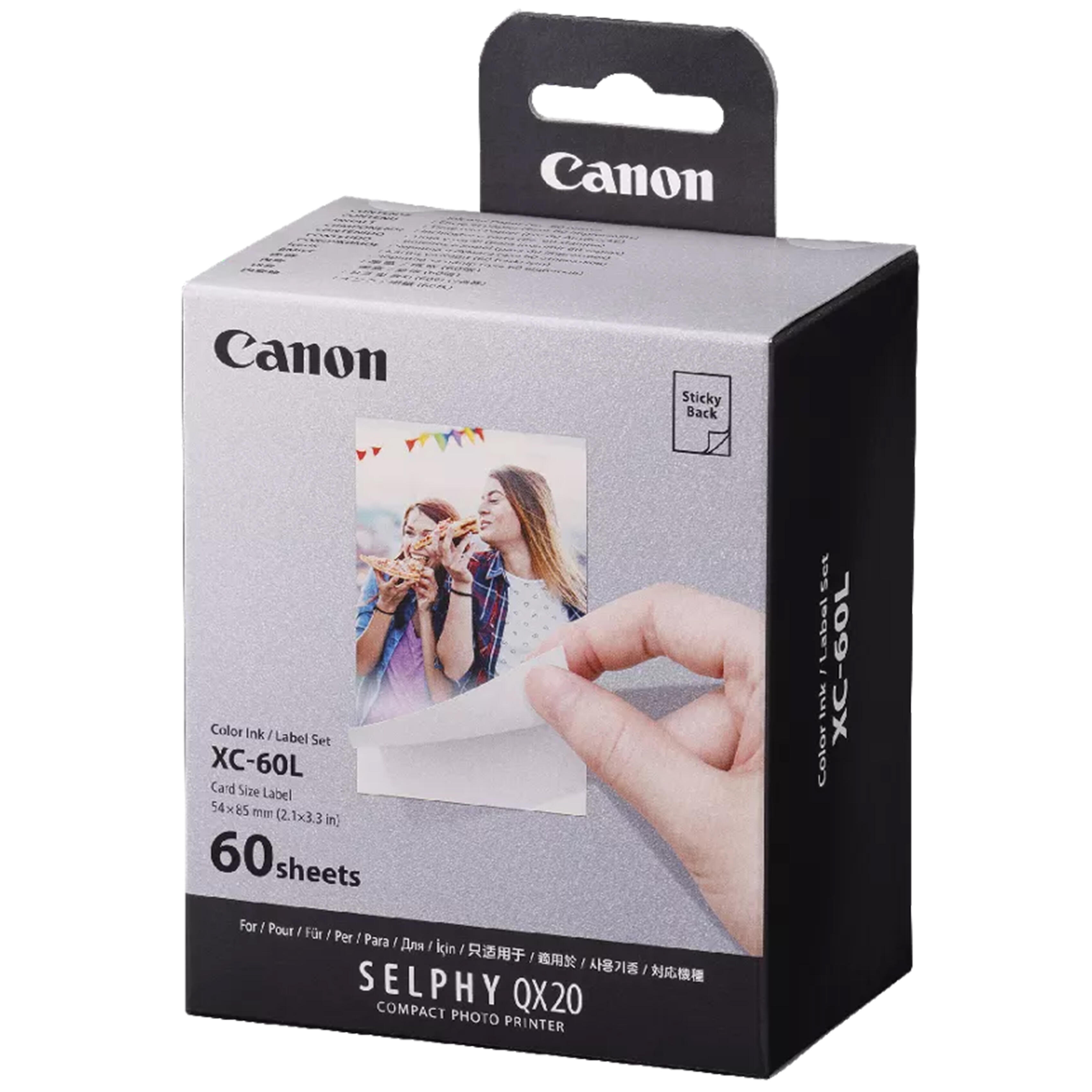Canon XC-60L Ink/Paper Bulk Set for SELPHY QX20