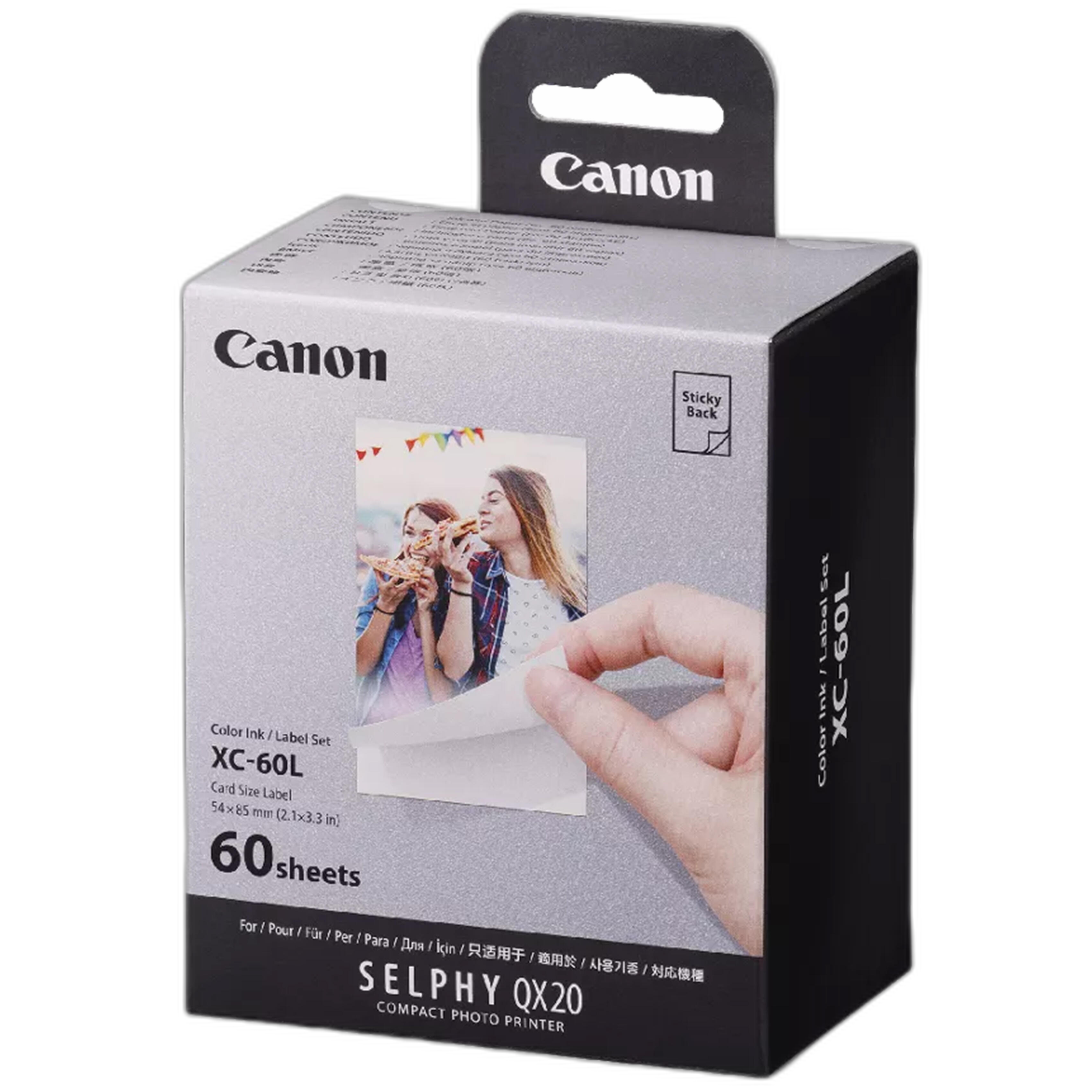 Canon XC-60L Ink/Paper Bulk Set for SELPHY QX20