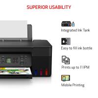 Canon PIXMA G3270 MegaTank All-in-One Wireless Inkjet Color Printer (Black) 2