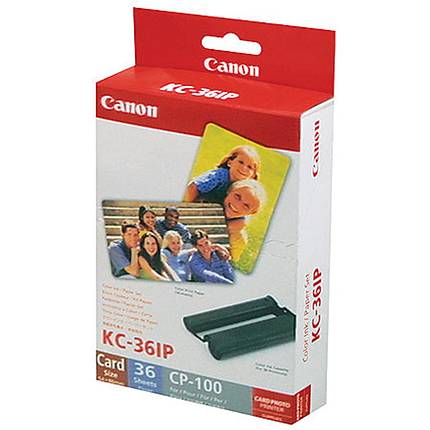 Canon KP-36IP Color Ink and Paper Set 4X6 PAPER, 36 SHEETS