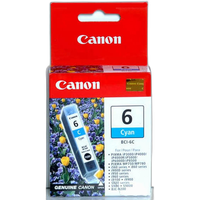 Canon BCI-6C Cyan Ink Cartridge for select ink jet printers 0