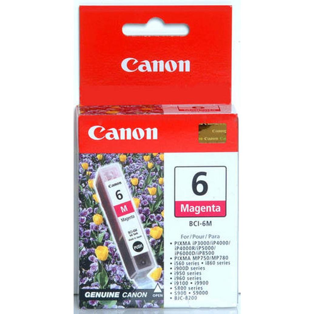 Canon BCI-6M Magenta Ink Cartridge for select ink jet printers