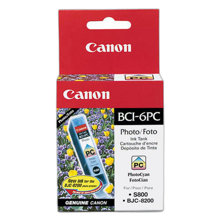 Canon BCI-6PC Photo Cyan Ink Cartridge for select ink jet printers