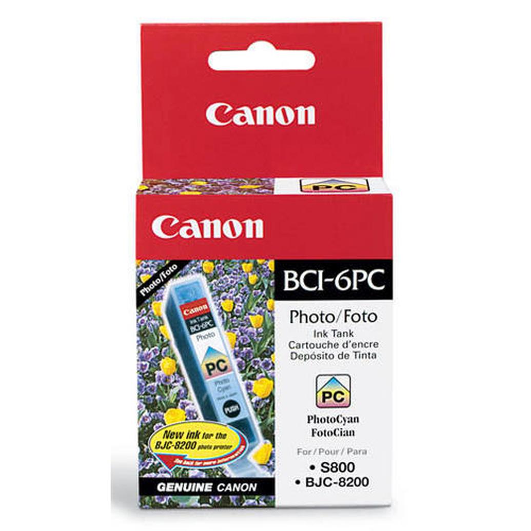 Canon BCI-6PC Photo Cyan Ink Cartridge for select ink jet printers