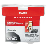 Canon PG-40 / CL-41 Ink Tank Combo Pack with GP502 Paper 0