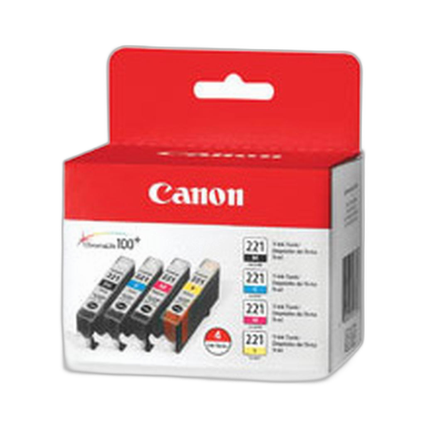 Canon CLI-221 Ink Tanks (4 Pack)