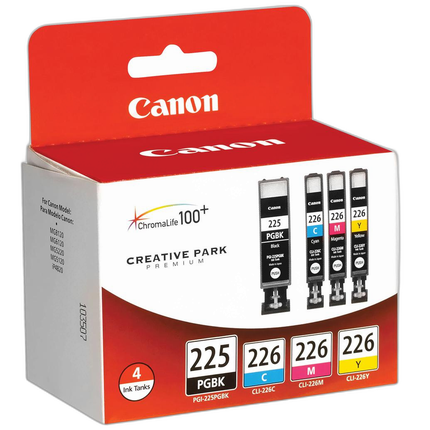 Canon PGI-225/CLI-226 4 Color Pack for Canon Pixma MX882 MG6120 and MG8220