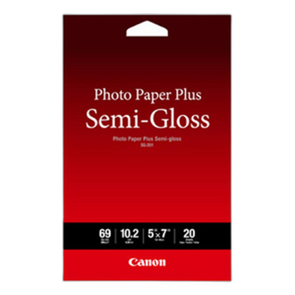 Canon Photo Paper Plus Semi-Gloss 5x7 20 Sheets