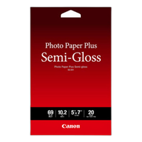 Canon Photo Paper Plus Semi-Gloss 5x7 20 Sheets 0