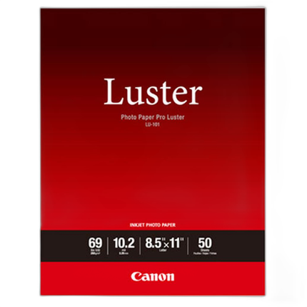Canon Photo Paper Pro Luster (8.5x11 - 50 Sheets)