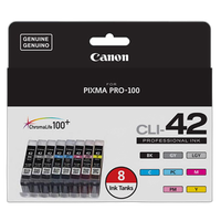 Canon CLI-42 Color 8 Ink Value Pack for Canon Pixma Pro-100 Printer 0