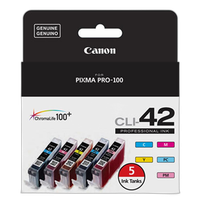 Canon CLI-42 Color 5 Ink Value Pack for Canon Pixma Pro-100 Printer 0