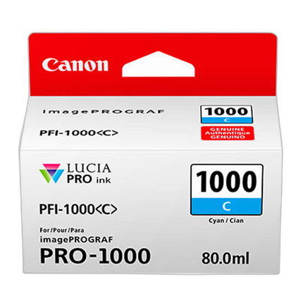 Canon PFI-1000 Cyan Ink Cartridge