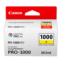 Canon PFI-1000 Yellow Ink Cartridge 0