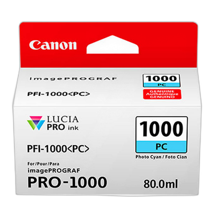 Canon PFI-1000 Photo Cyan Ink Cartridge