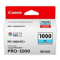 Canon PFI-1000 Photo Cyan Ink Cartridge 0