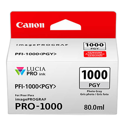 Canon PFI-1000 Photo Gray Ink Cartridge