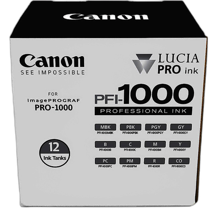 Canon PFI-1000 LUCIA PRO 12 Ink Tank Set