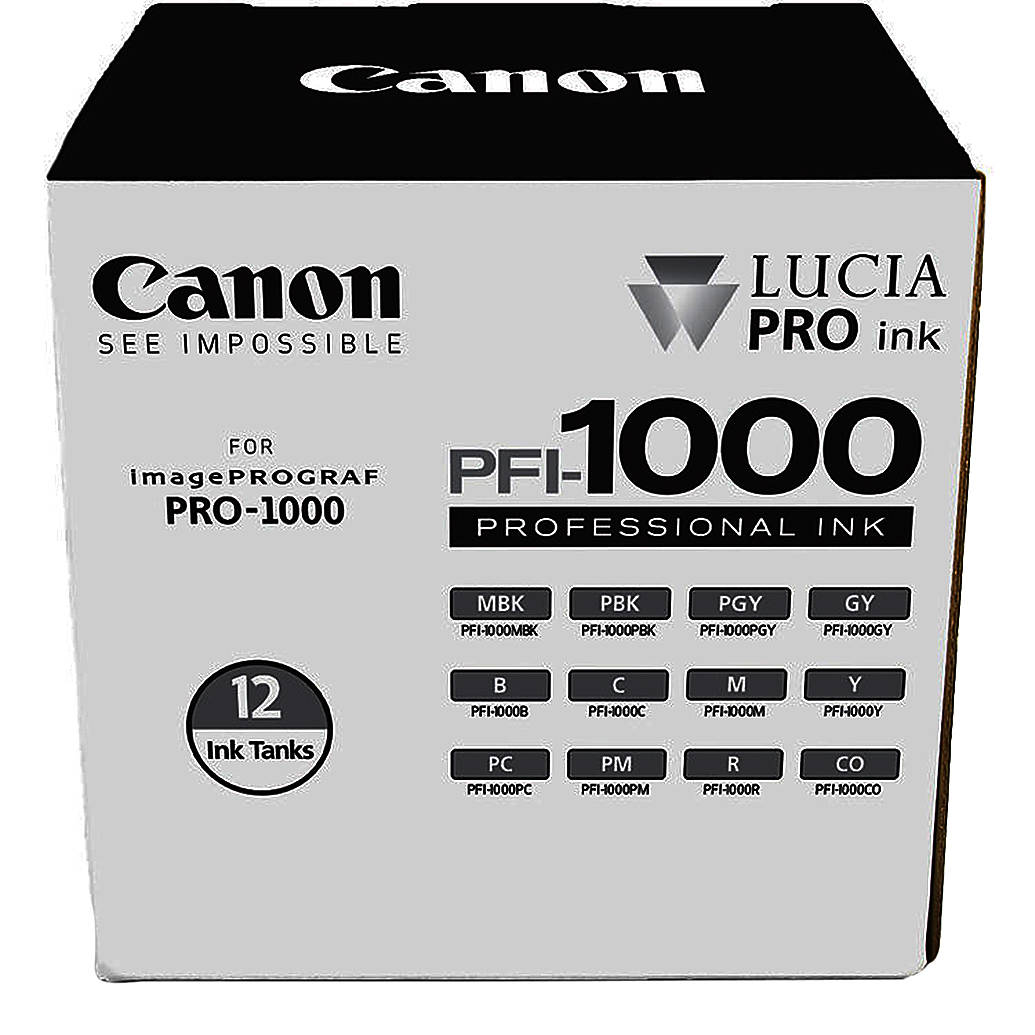 Canon PFI-1000 LUCIA PRO 12 Ink Tank Set