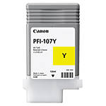 Canon PFI-107Y Yellow Ink Cartridge 0