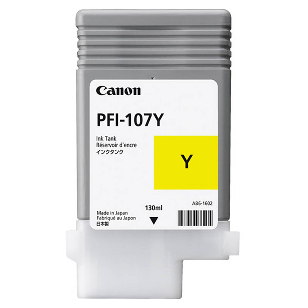 Canon PFI-107Y Yellow Ink Cartridge