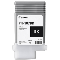 Canon PFI-107BK Black Ink Cartridge 0