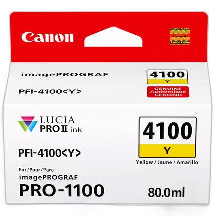 Canon PFI-4100 Yellow Ink for PRO-1000 Printer