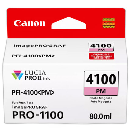 Canon PFI-4100 Photo Magenta Ink for PRO-1000 Printer