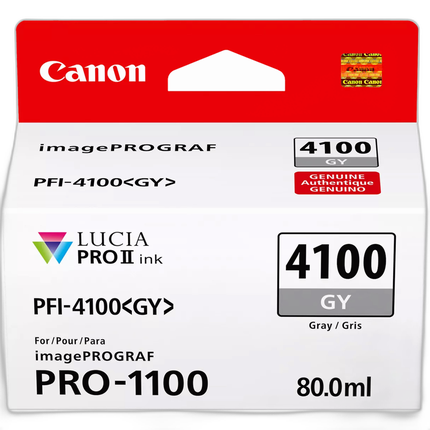 Canon PFI-4100 Grey Ink for PRO-1000 Printer