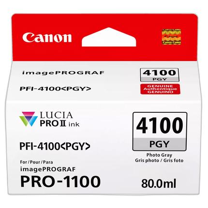 Canon PFI-4100 Photo Grey Ink for PRO-1000 Printer