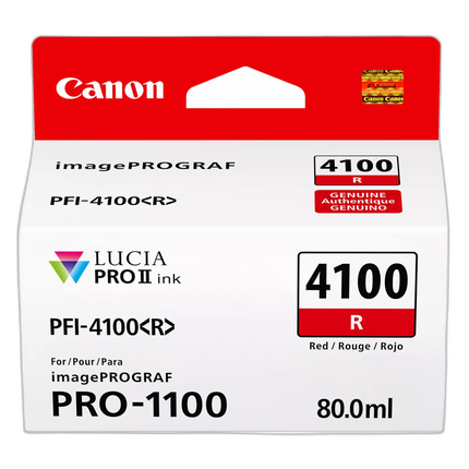 Canon PFI-4100 Red Ink for PRO-1000 Printer