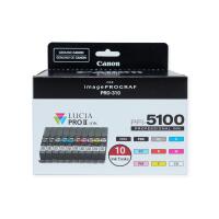 Canon PFI-5100 10-Cartridge Ink Set for  PRO-310 Printer 0